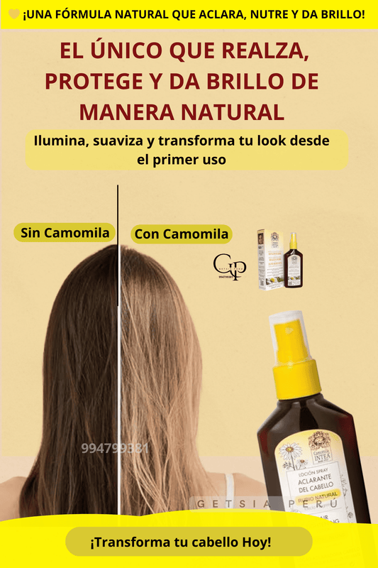 CAMOMILA - ACLARANTE DE CABELLO