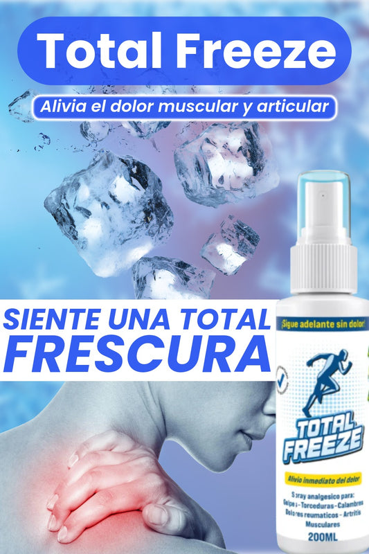 TOTAL FREEZE™ Spray analgésico refrescante instantáneo