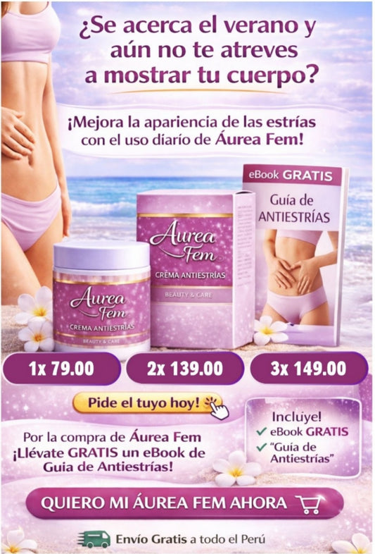 AUREA FEM - CREMA ANTIESTRIAS