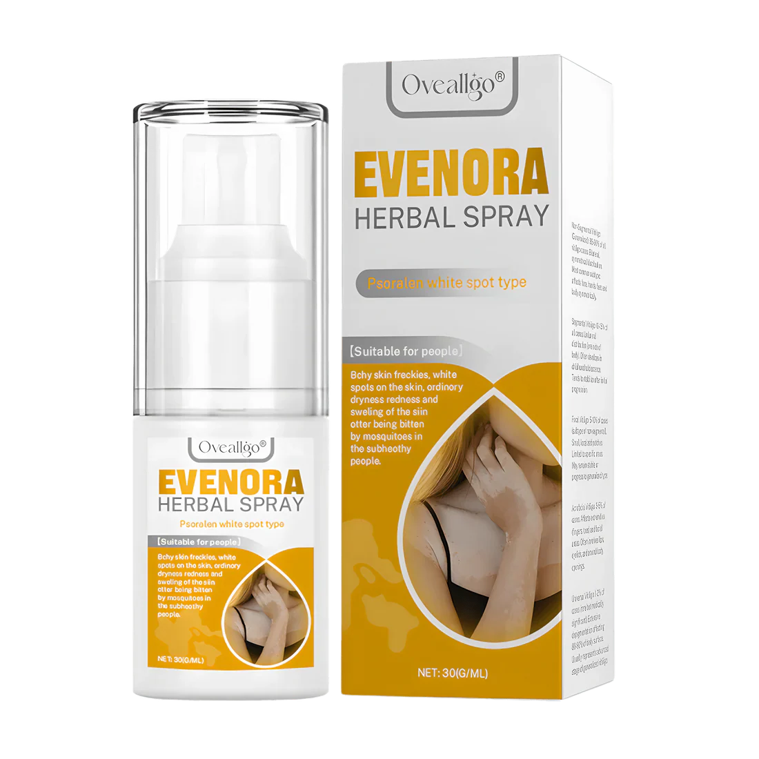 Evenora Herbal Spray TT.A - Solucion natural para el vitiligo