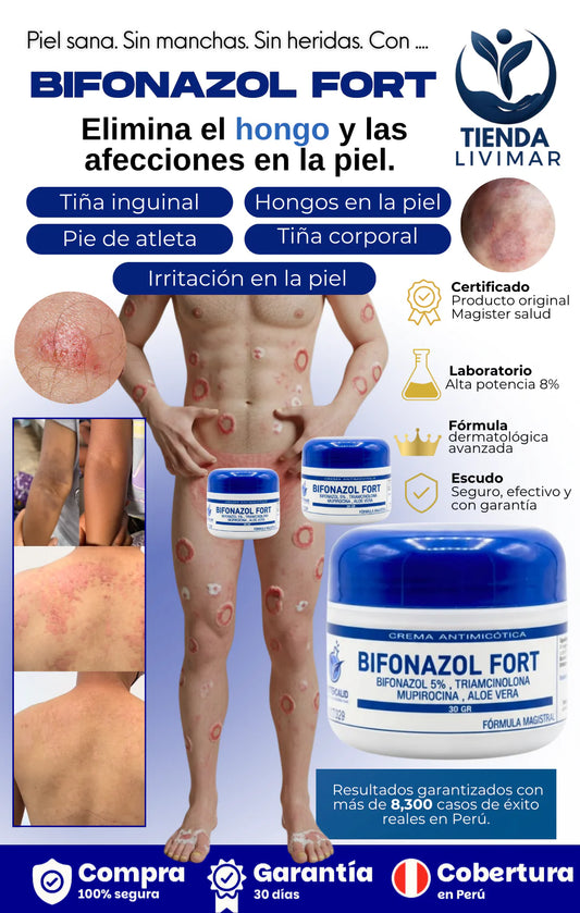 Bifonazol Fort - tratamiento para hongos en la piel
