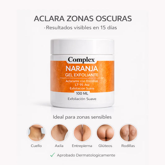 Glow Skin™ Gel Exfoliante Enzimático de Naranja