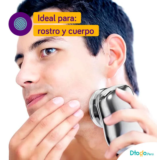 Afeitadora portátil eléctrica al ras (mini shaver USB)